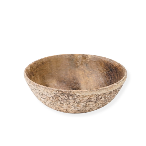 Raw Rustic Horn Bowl